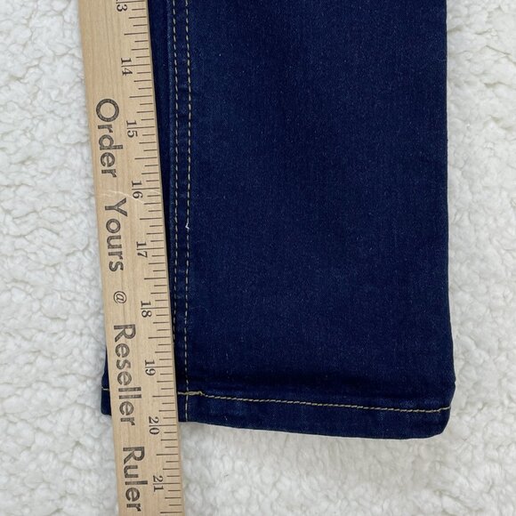 Hydraulic Jeans Juniors Sz 1 Blue Lola Curvy Capri Denim Low Rise 25x19 - Picture 8 of 11